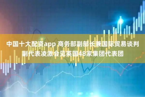 中国十大配资app 商务部副部长兼国际贸易谈判副代表凌激会见英国48家集团代表团