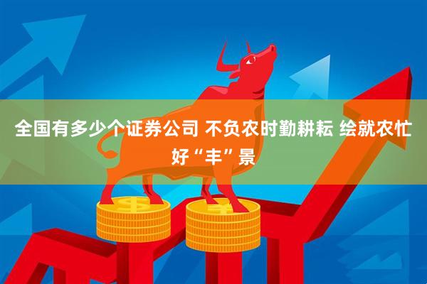 全国有多少个证券公司 不负农时勤耕耘 绘就农忙好“丰”景